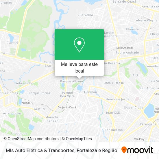 Mls Auto Elétrica & Transportes mapa