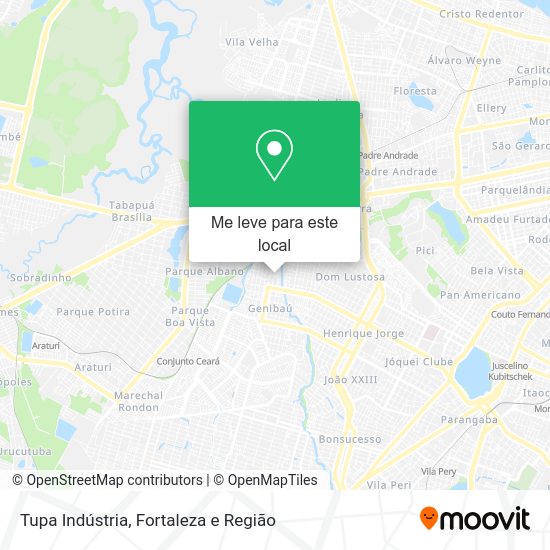 Tupa Indústria mapa