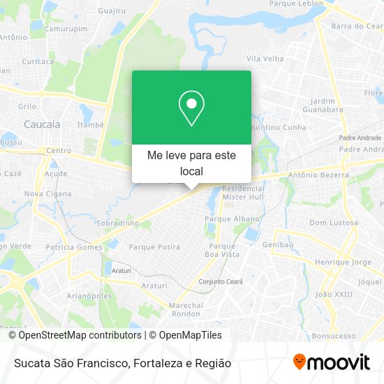 Sucata São Francisco mapa