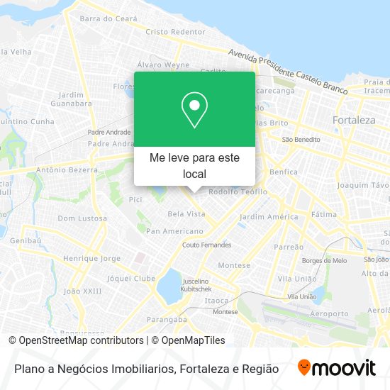 Plano a Negócios Imobiliarios mapa