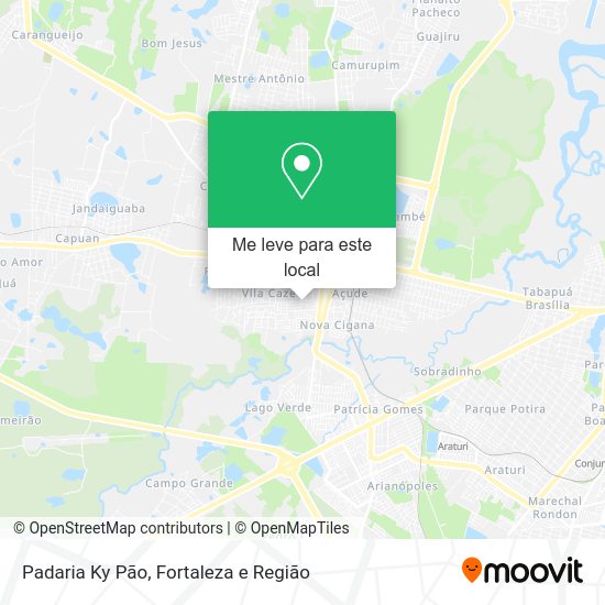 Padaria Ky Pão mapa
