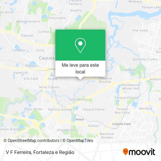 V F Ferreira mapa