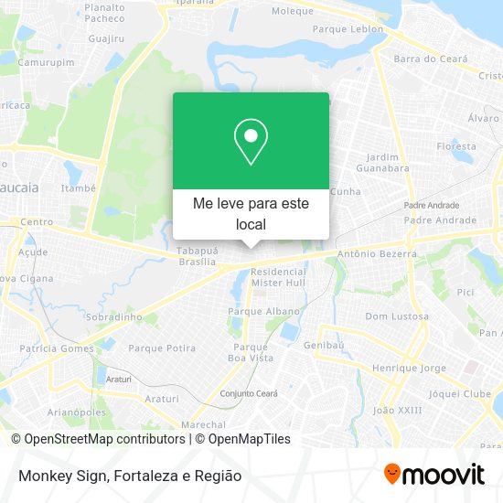 Monkey Sign mapa