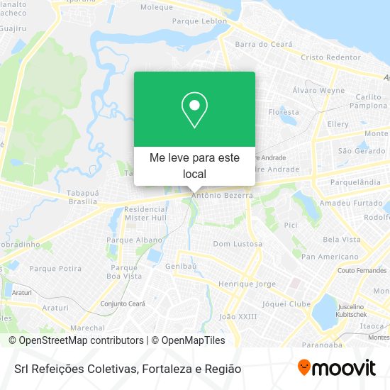 Srl Refeições Coletivas mapa