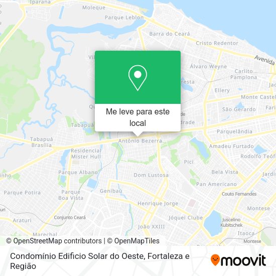 Condomínio Edificio Solar do Oeste mapa