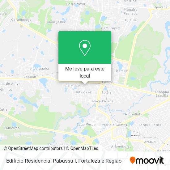 Edifício Residencial Pabussu I mapa
