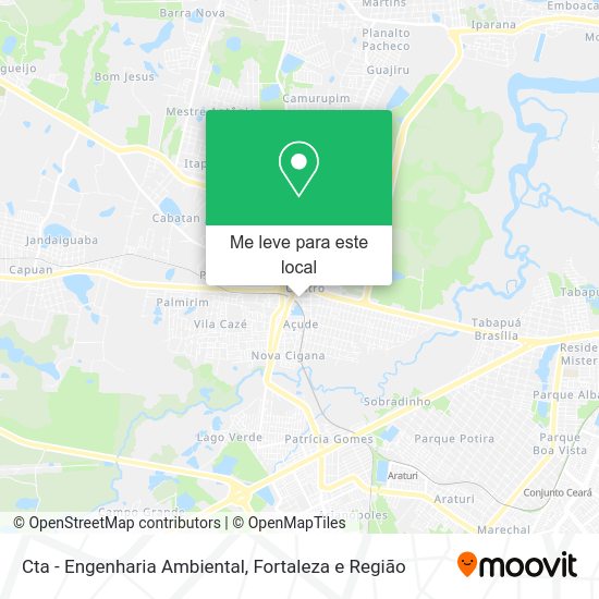 Cta - Engenharia Ambiental mapa