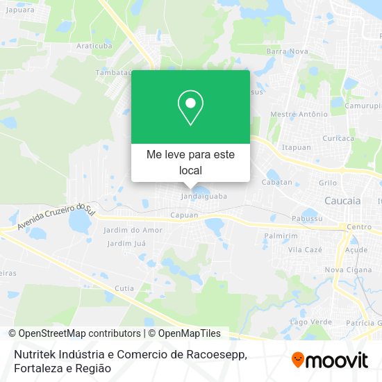 Nutritek Indústria e Comercio de Racoesepp mapa