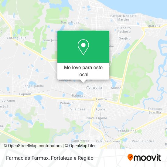 Farmacias Farmax mapa