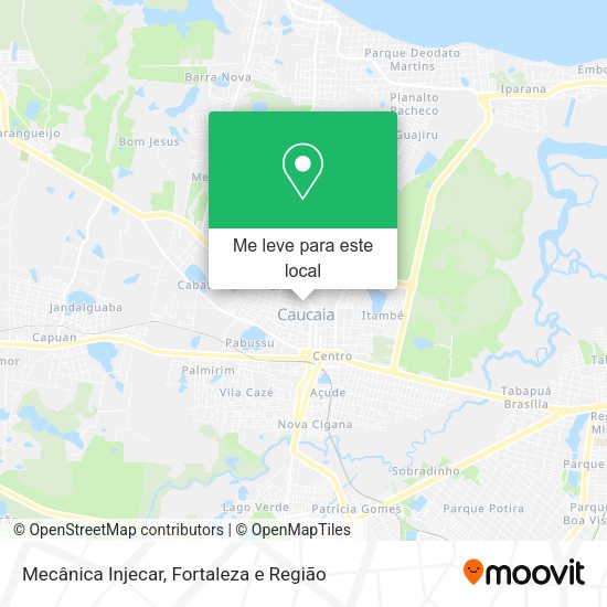 Mecânica Injecar mapa