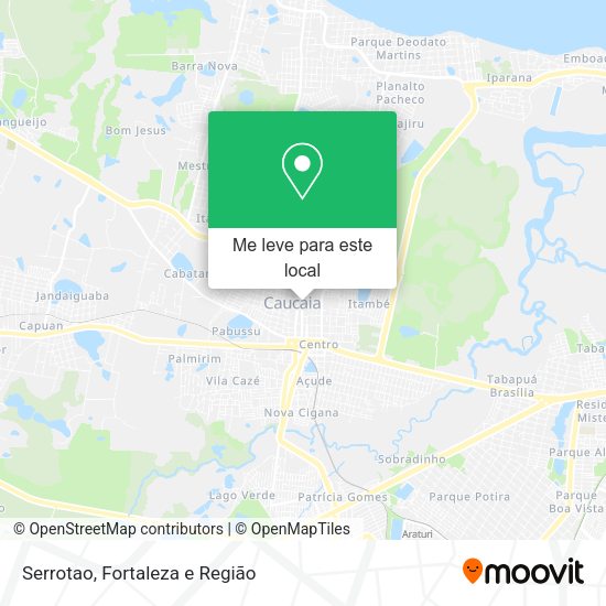 Serrotao mapa