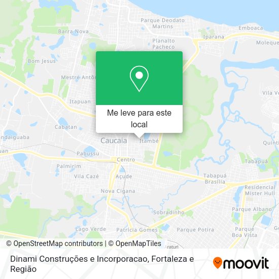 Dinami Construções e Incorporacao mapa