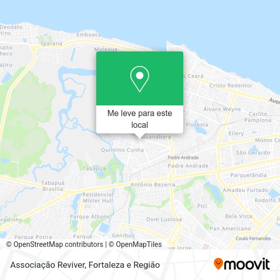 Associação Reviver mapa