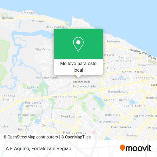 A F Aquino mapa