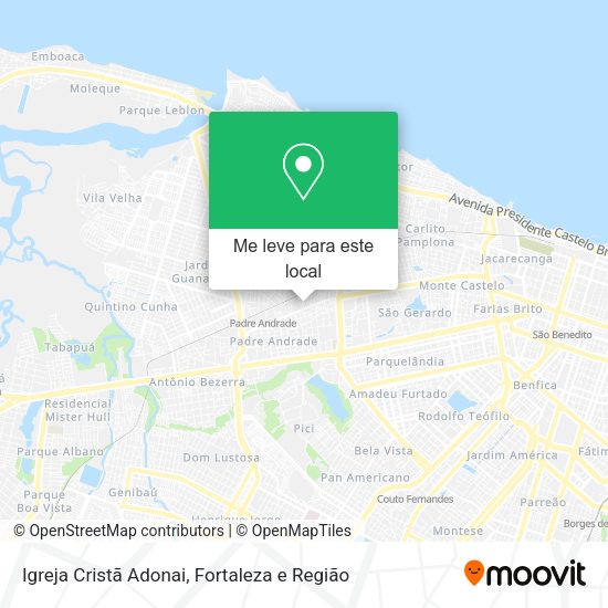 Igreja Cristã Adonai mapa