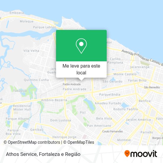 Athos Service mapa