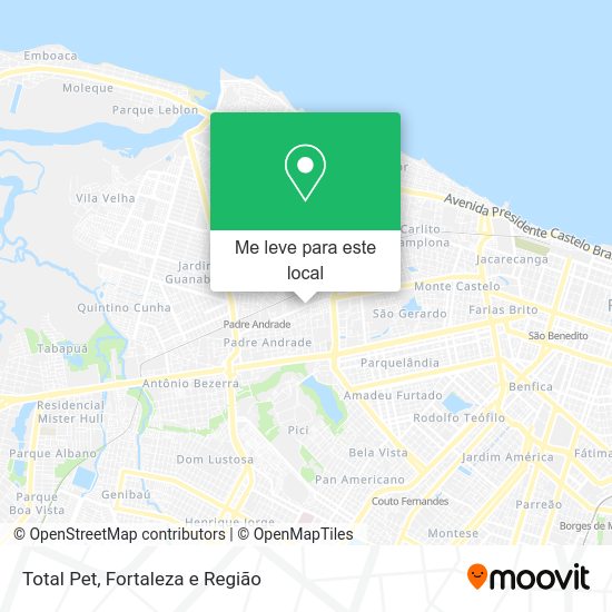 Total Pet mapa