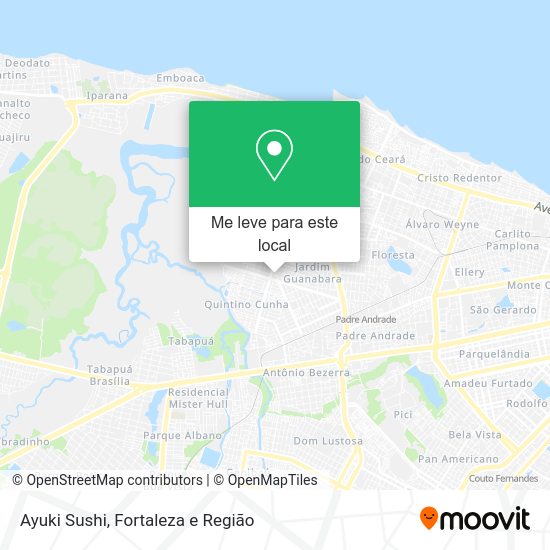Ayuki Sushi mapa
