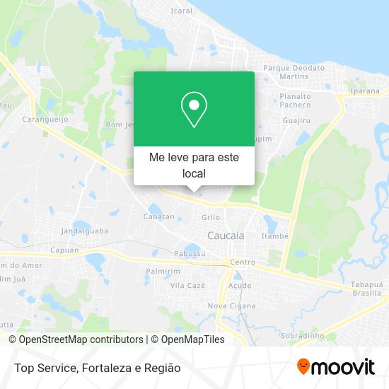 Top Service mapa