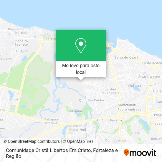 Comunidade Cristã Libertos Em Cristo mapa