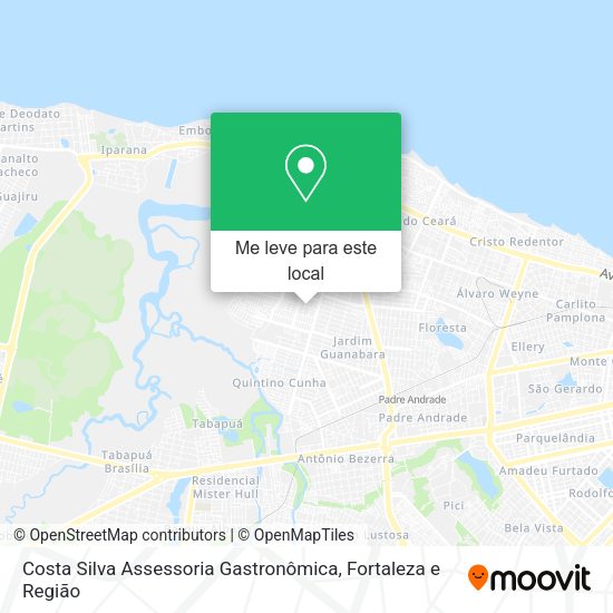 Costa Silva Assessoria Gastronômica mapa