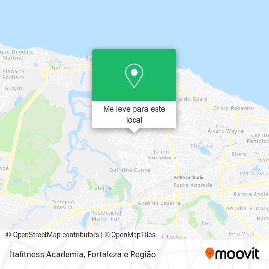 Itafitness Academia mapa