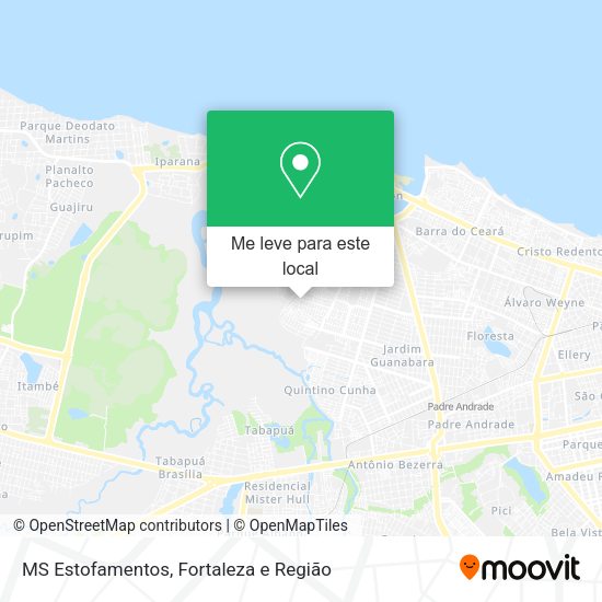 MS Estofamentos mapa