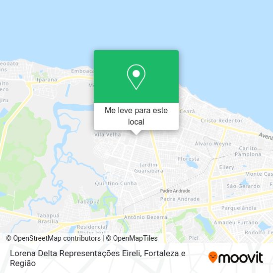 Lorena Delta Representações Eireli mapa