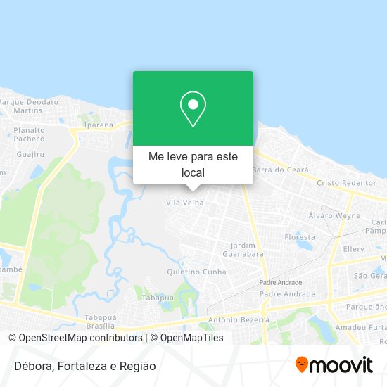 Débora mapa
