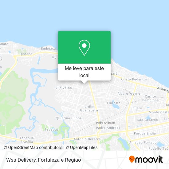 Wsa Delivery mapa
