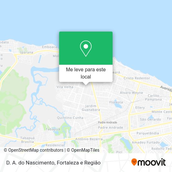 D. A. do Nascimento mapa