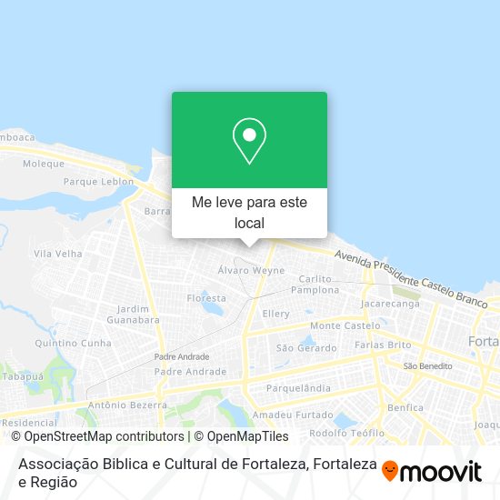 Associação Biblica e Cultural de Fortaleza mapa