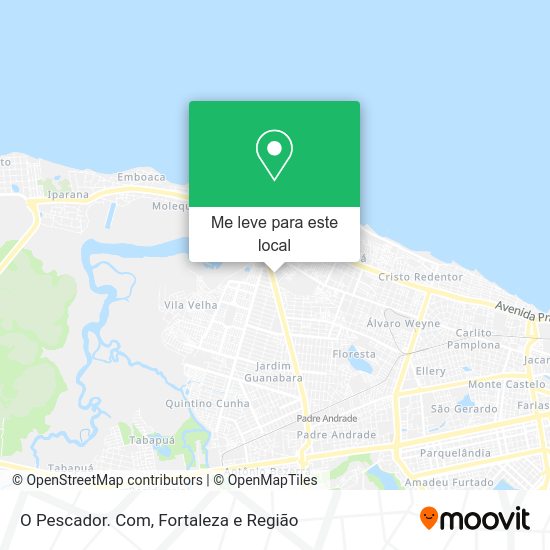 O Pescador. Com mapa