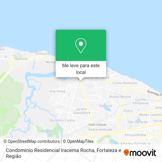 Condomínio Residencial Iracema Rocha mapa