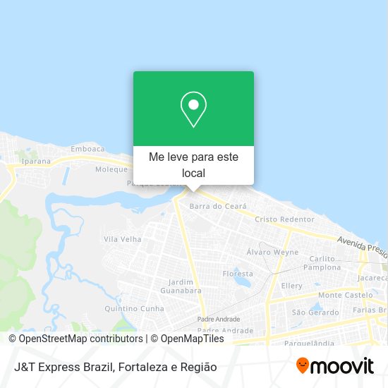 J&T Express Brazil mapa
