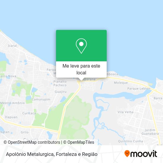 Apolônio Metalurgica mapa