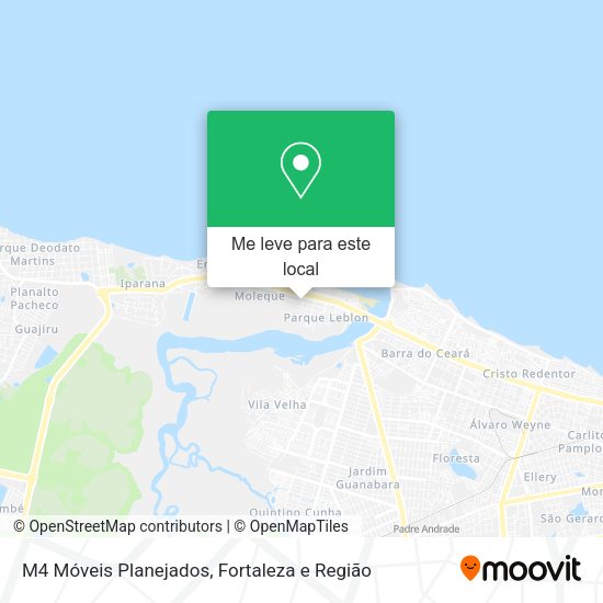 M4 Móveis Planejados mapa
