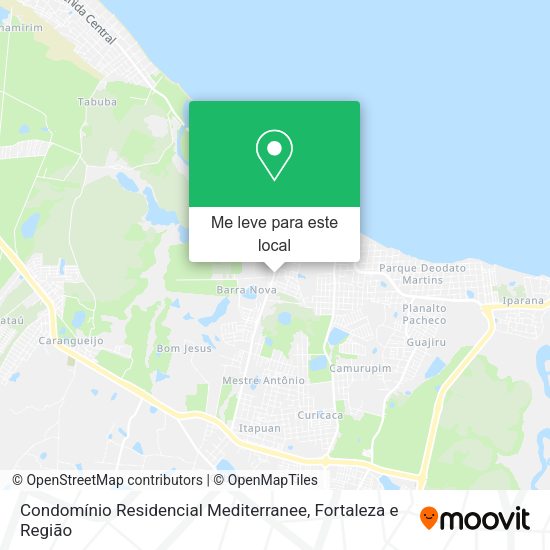 Condomínio Residencial Mediterranee mapa