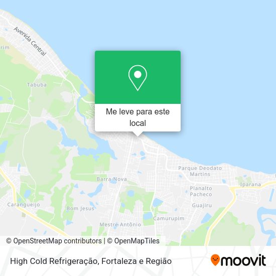 High Cold Refrigeração mapa