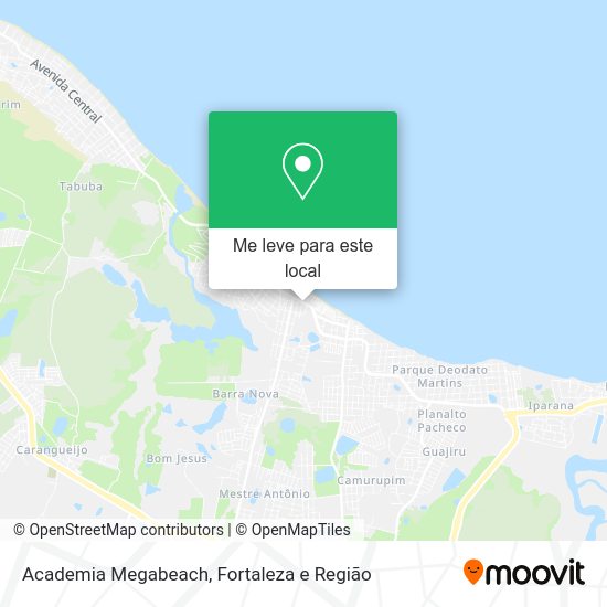 Academia Megabeach mapa