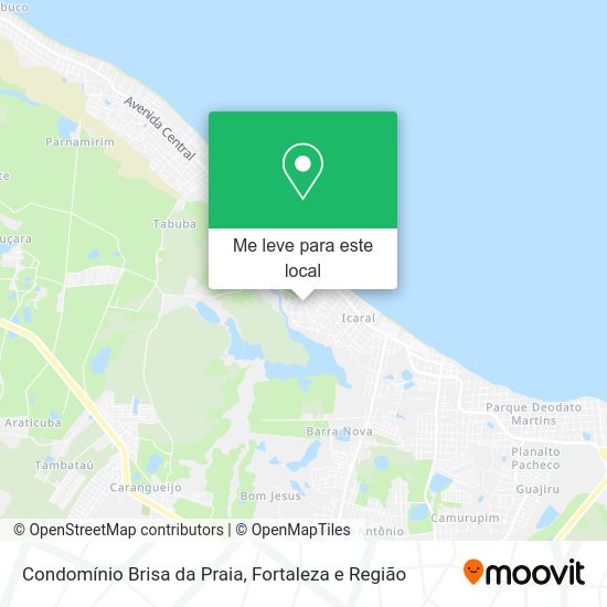 Condomínio Brisa da Praia mapa