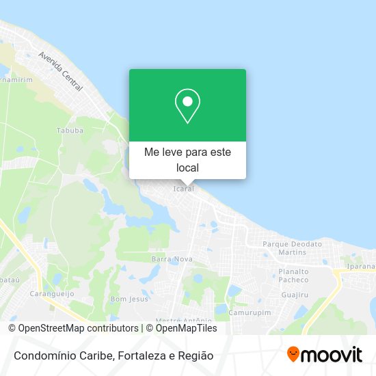 Condomínio Caribe mapa