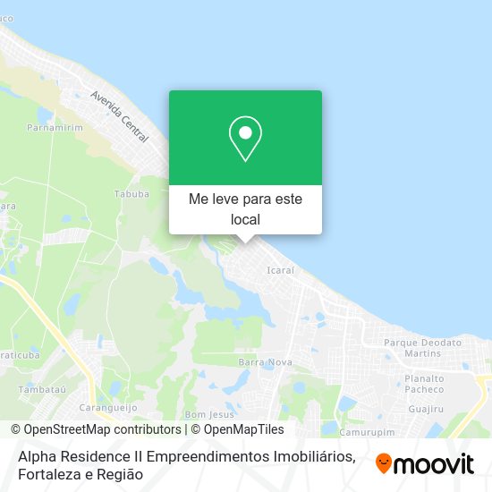 Alpha Residence II Empreendimentos Imobiliários mapa