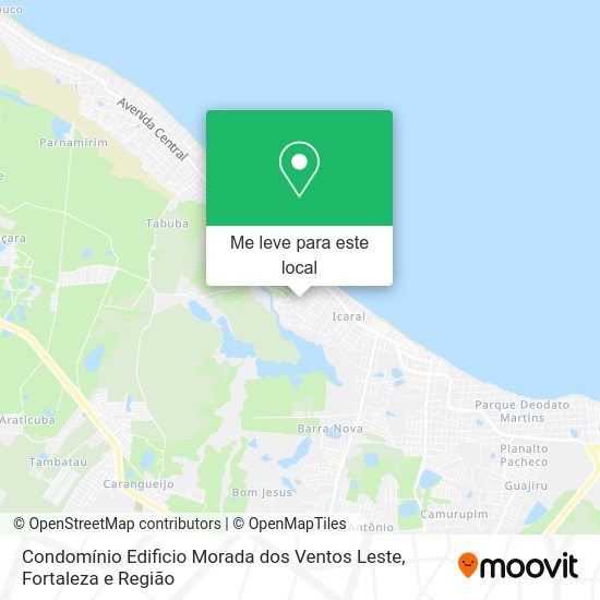 Condomínio Edificio Morada dos Ventos Leste mapa