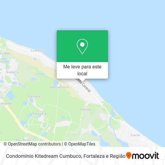 Condomínio Kitedream Cumbuco mapa