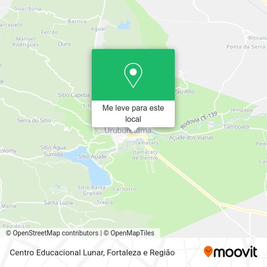 Centro Educacional Lunar mapa
