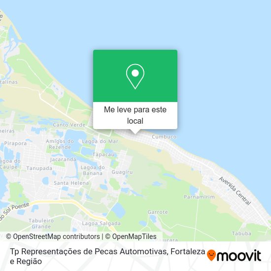 Tp Representações de Pecas Automotivas mapa