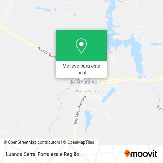 Luanda Serra mapa