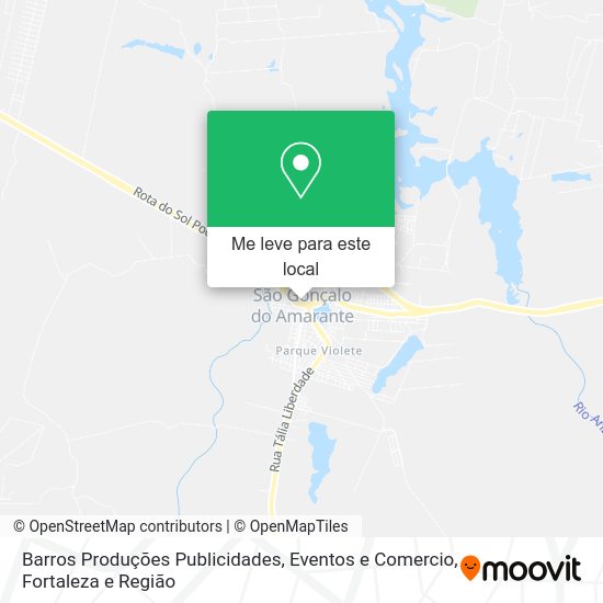 Barros Produções Publicidades, Eventos e Comercio mapa