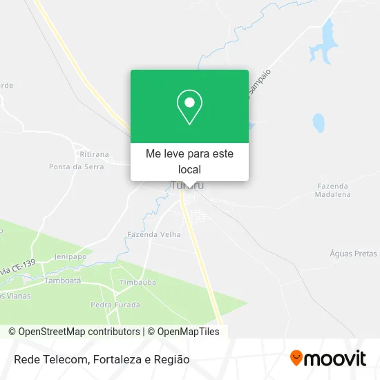 Rede Telecom mapa